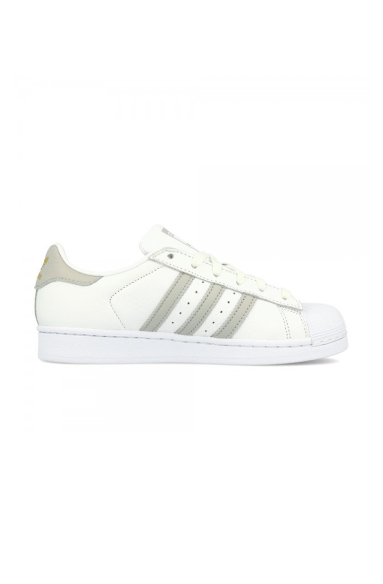 TÊNIS ADIDAS SUPERSTAR FEMININO BRANCO/CINZA