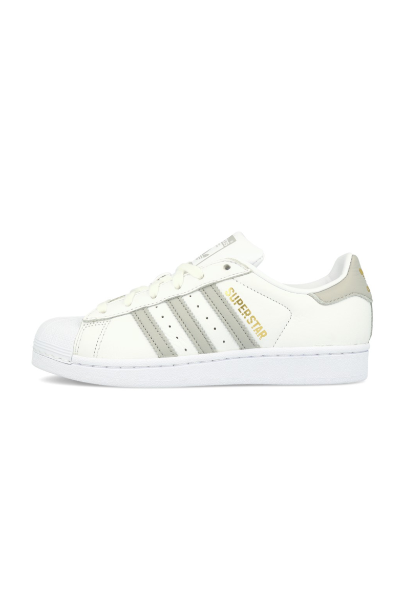 TÊNIS ADIDAS SUPERSTAR FEMININO BRANCO/CINZA