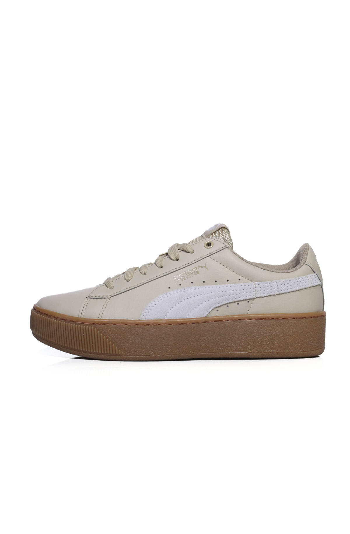 Tênis Puma Vikky Plataform Bege