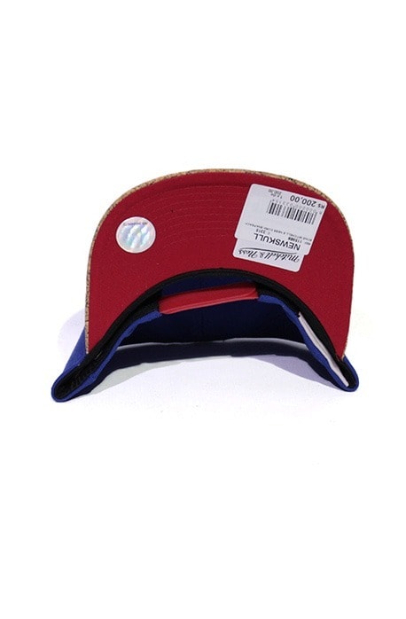 Boné Mitchell and Ness Snapback NBA Philadelphia 76ers Cork
