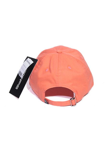Boné Aba Curva Hashskatetag Strapback Salmão