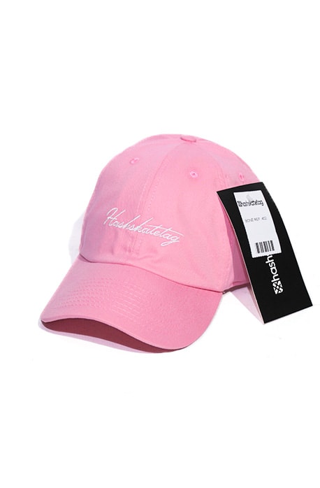 Boné Aba Curva Hashskatetag Strapback Rosa