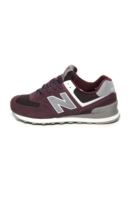 Tênis New Balance 574 Bordo Feminino