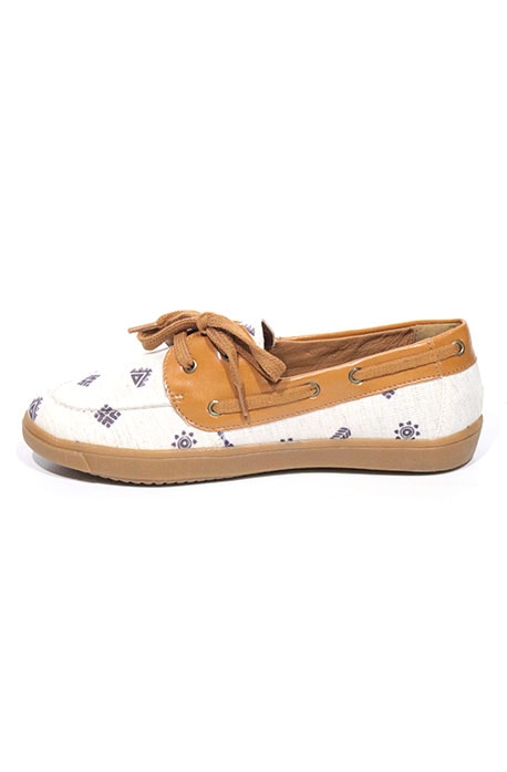 Dockside Aragana Feminino Formas Creme