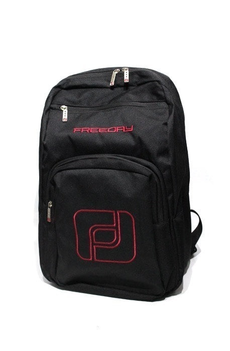 Mochila Freeday Preto com Vermelho