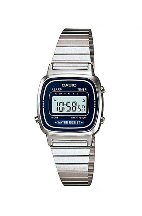 Relógio Casio Vintage Prata LA670WA-2DF