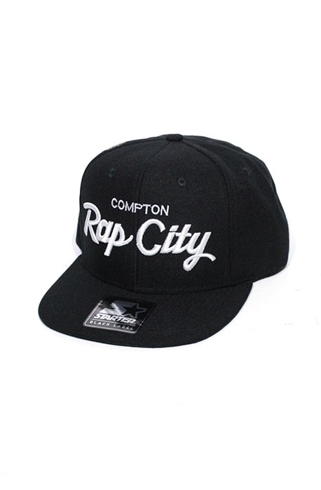 Boné Snapback Starter Black Label Rap City 1 Preto