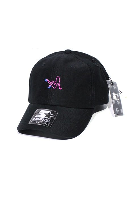Boné Aba Curva Strapback Starter Black Label Neon Girls 2 Preto