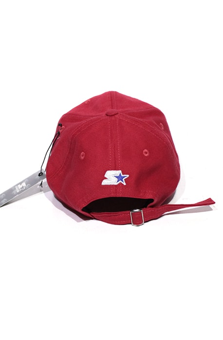 Boné Aba Curva Strapback Starter Black Label Retro 3 Vermelho