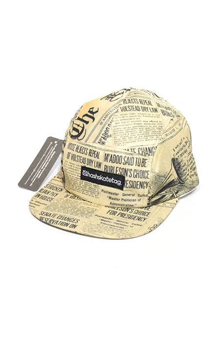 Boné 5Panel Hashskatetag Clipback Journal