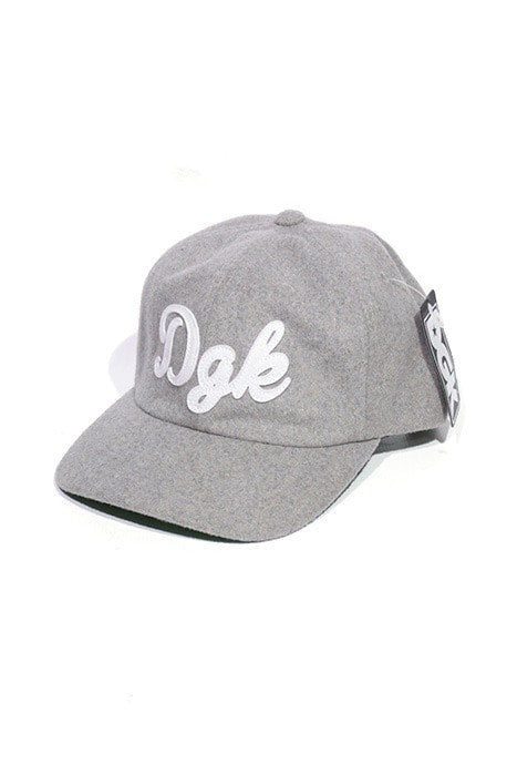 Boné Strapback DGK Past Time 6 Panel Cinza