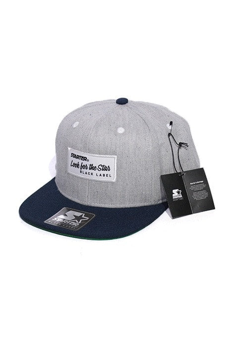 Boné Snapback Starter Black Label Signature Cinza