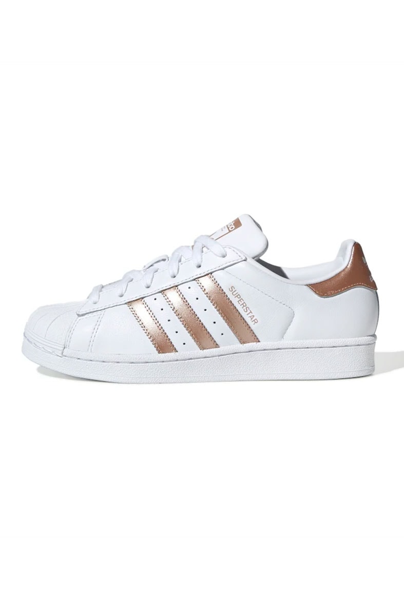 Tênis Adidas Superstar Feminino Branco/Cobre