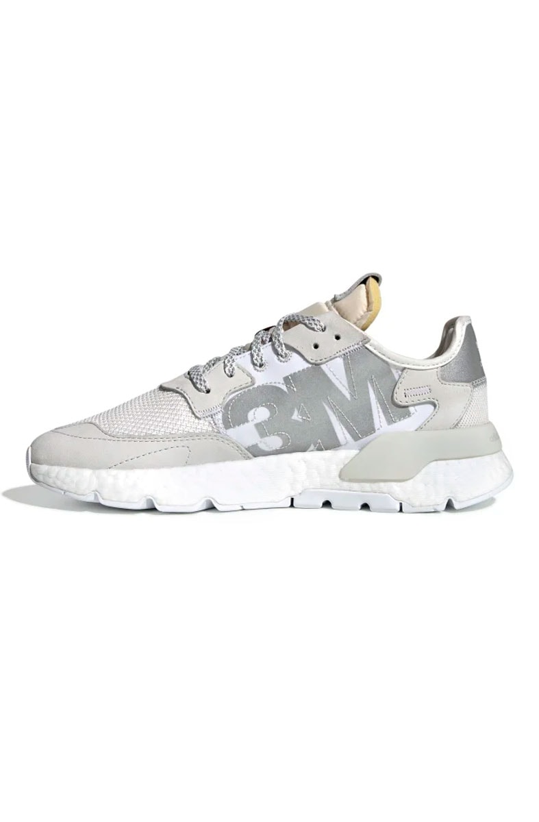 Tênis Adidas Nite Jogger 3M Branco/Refletivo