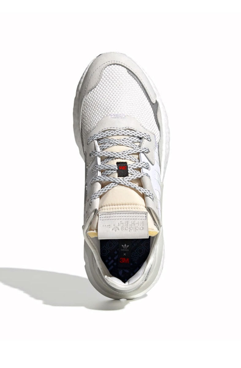 Tênis Adidas Nite Jogger 3M Branco/Refletivo
