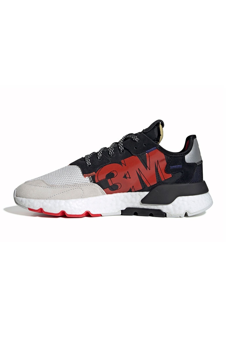Tênis Adidas Nite Jogger 3M Refletivo Preto/Cinza