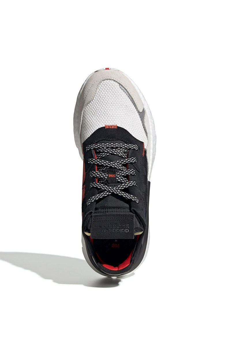 Tênis Adidas Nite Jogger 3M Refletivo Preto/Cinza
