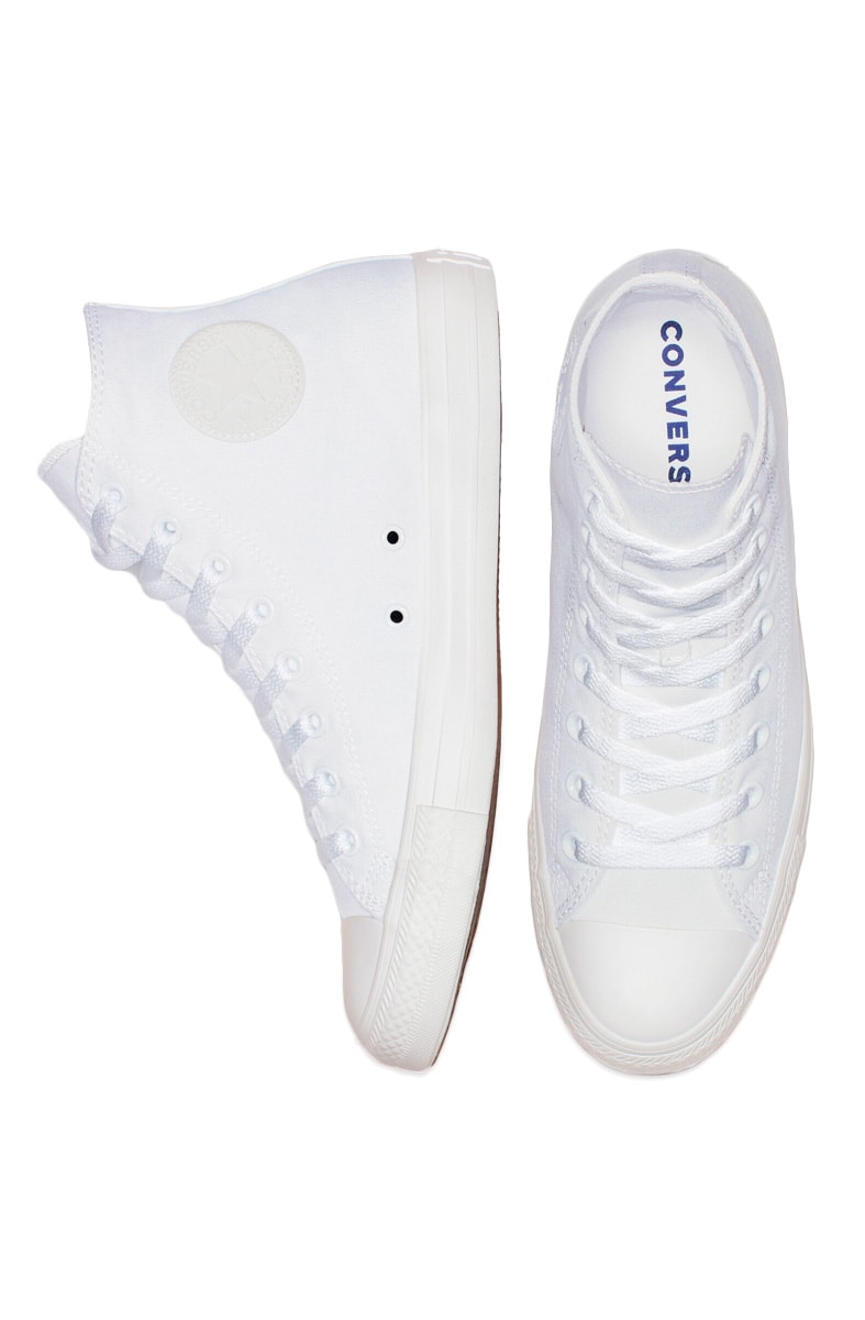 Tênis CONVERSE Chuck Taylor ALL STAR Monochrome High Branco/Branco