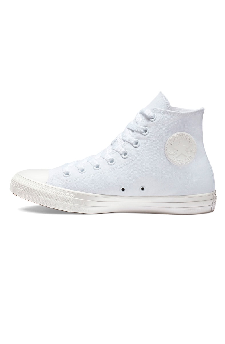 Tênis CONVERSE Chuck Taylor ALL STAR Monochrome High Branco/Branco