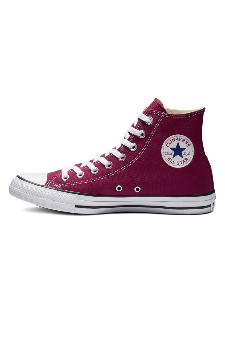 Tênis Converse Chuck Taylor All Star High Bordo/Branco