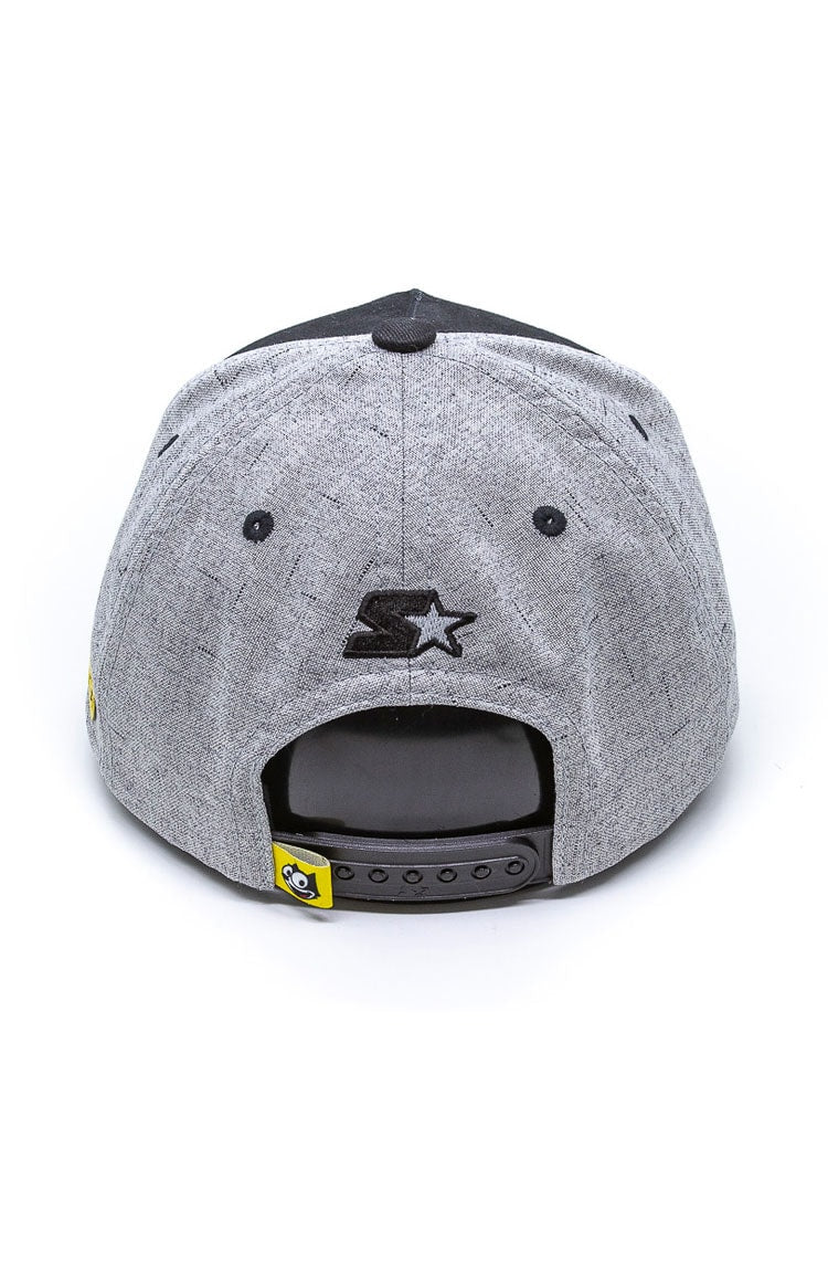 Bone STARTER Collab Felix Snapback Preto/Cinza