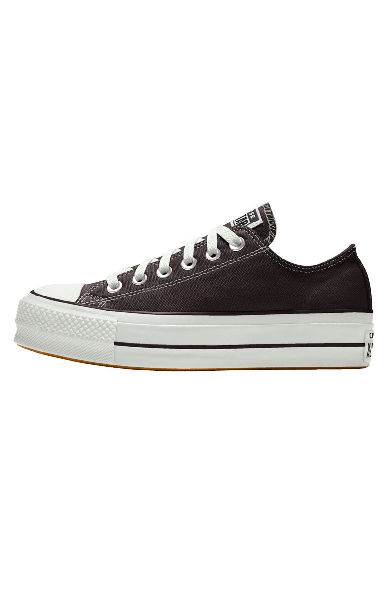 Tênis Converse Chuck Taylor All Star Lift Plataforma Low Preto/Branco