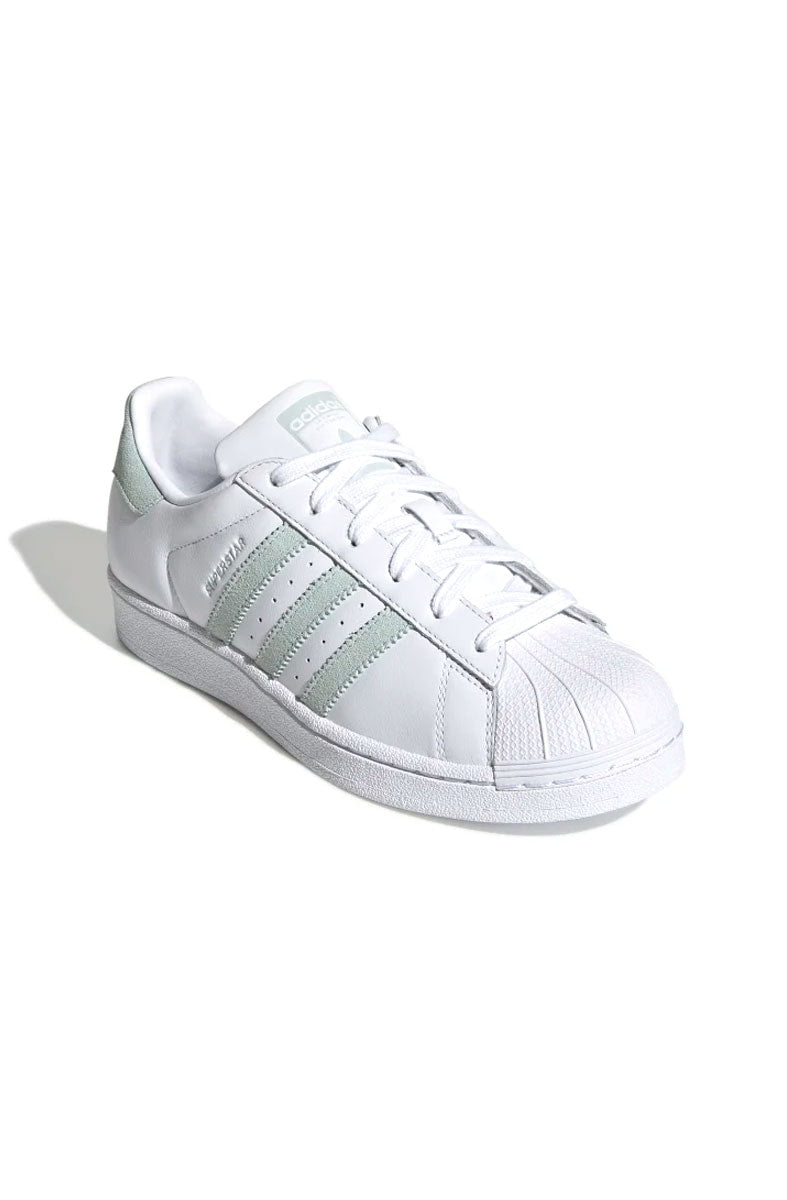 Tênis Adidas Superstar Feminino Branco/Verde