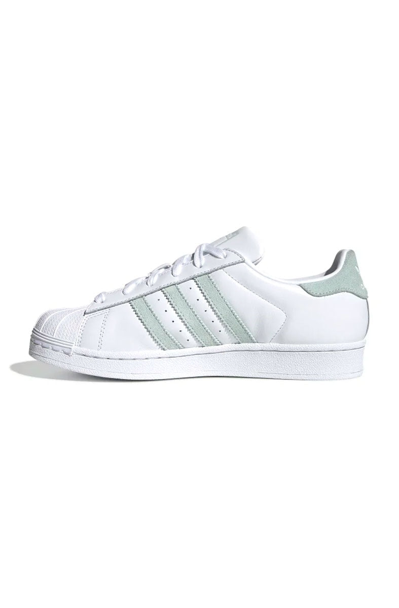 Tênis Adidas Superstar Feminino Branco/Verde