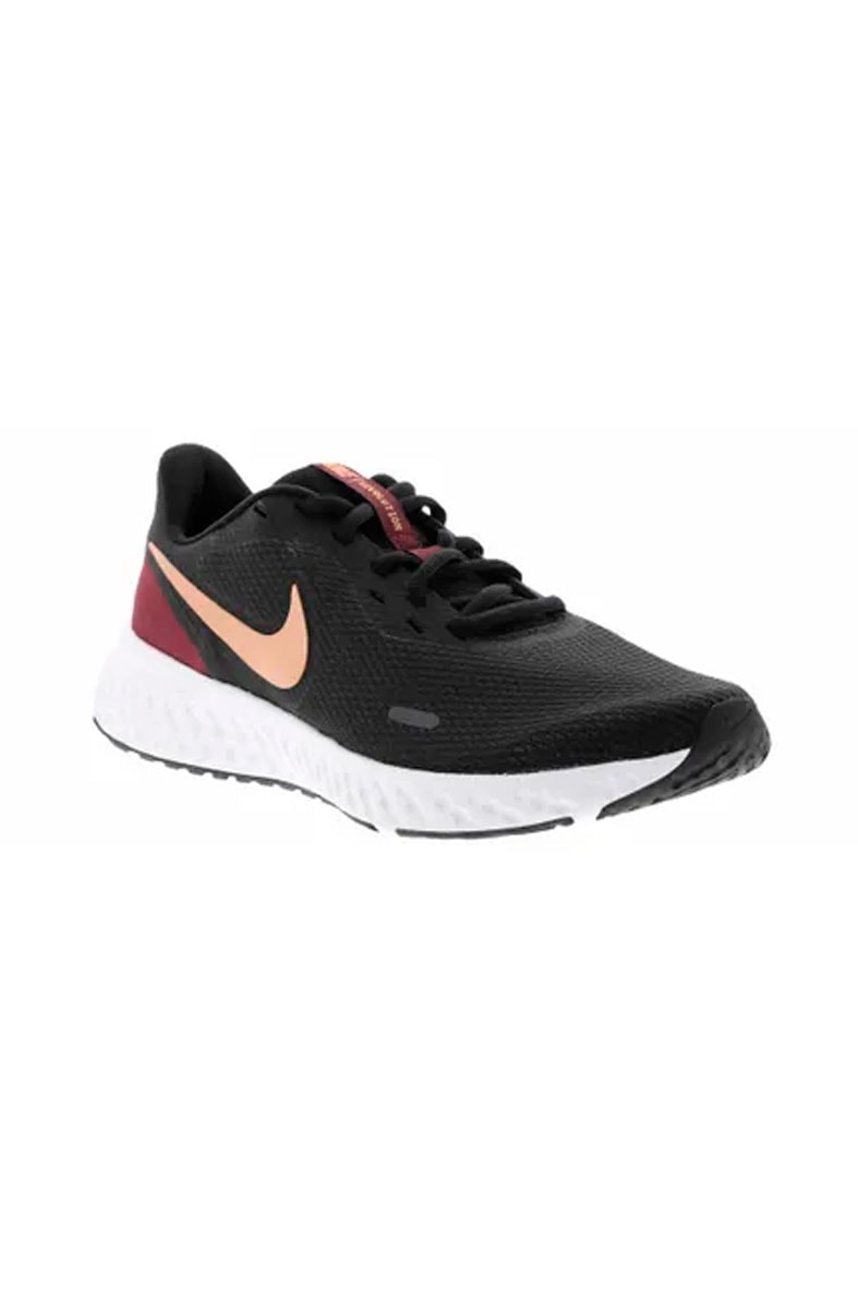 Tênis NIKE Revolution 5 Feminino Preto/Dourado