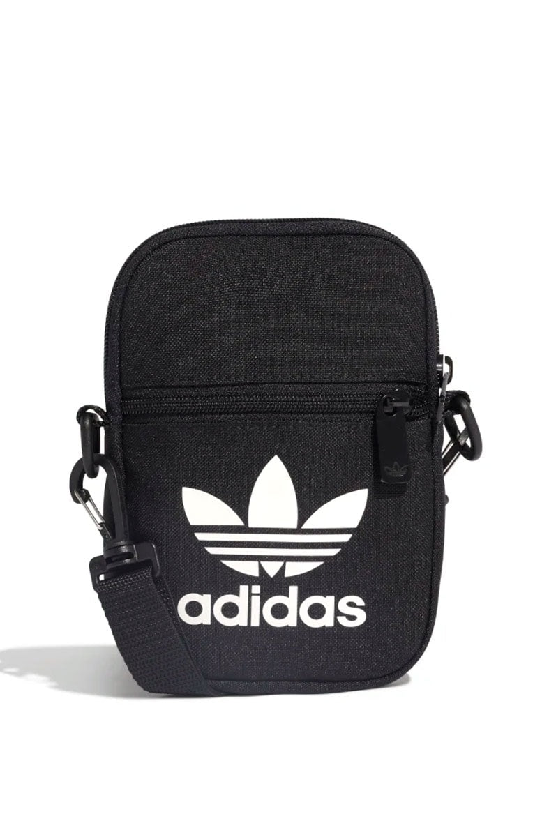 Bolsa Adidas ShoulderBag Festival Trefoil Preta/Branca