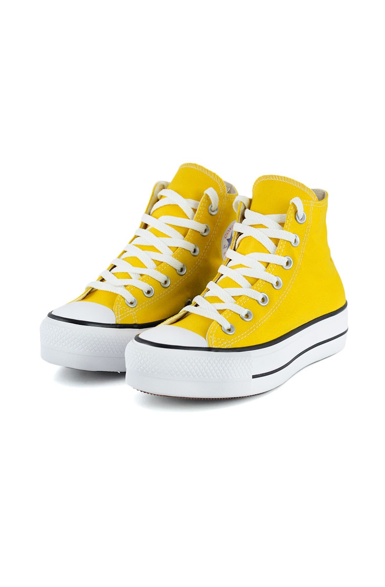Tênis CONVERSE Chuck Taylor ALL STAR Lift Plataforma High Amarelo