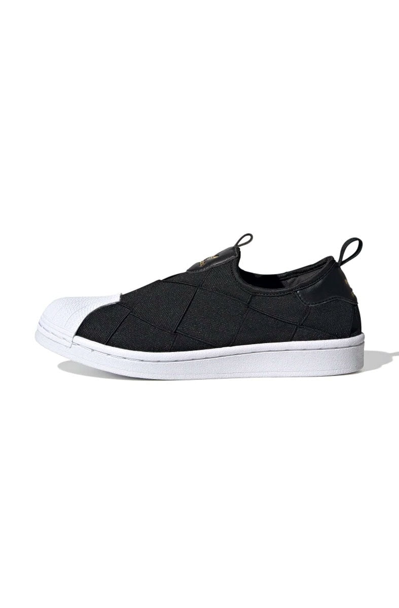 Tênis Adidas Superstar Feminino New Slip On Preto
