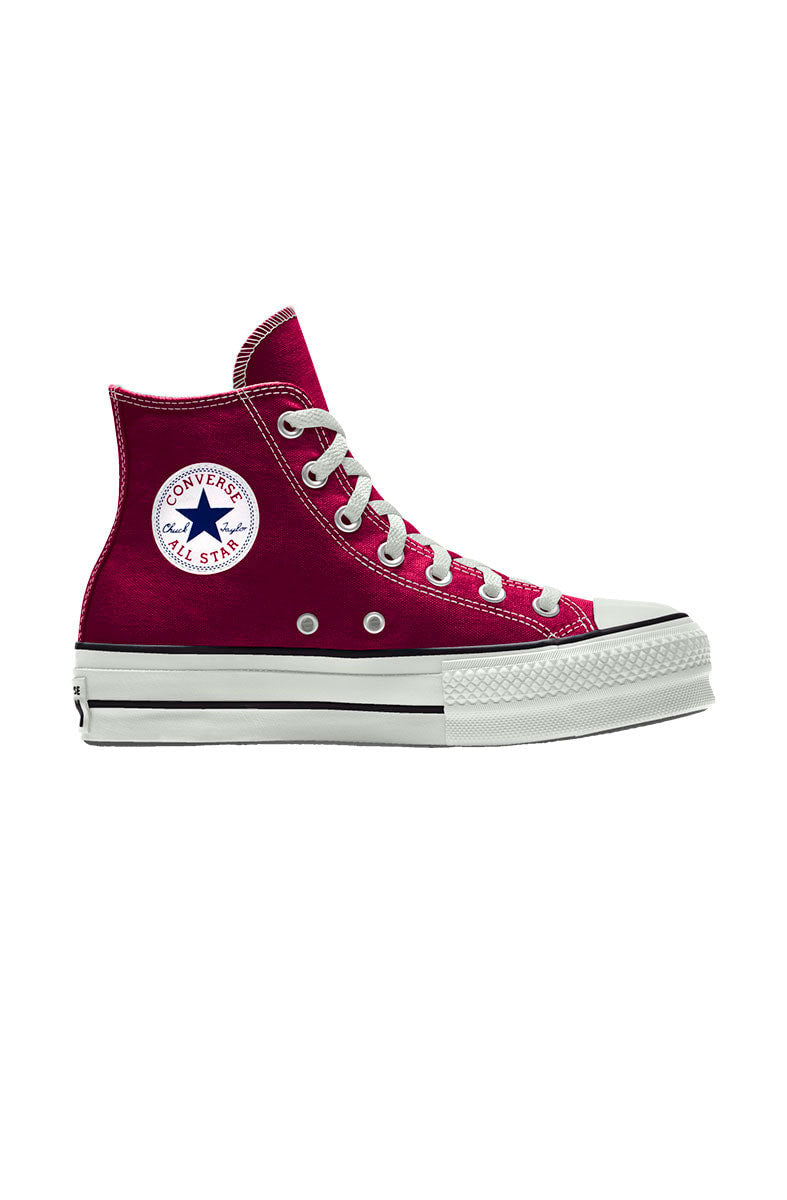 Tênis Converse Chuck Taylor All Star Lift Plataforma High Bordo/Branco
