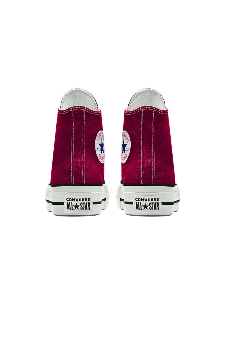 Tênis Converse Chuck Taylor All Star Lift Plataforma High Bordo/Branco