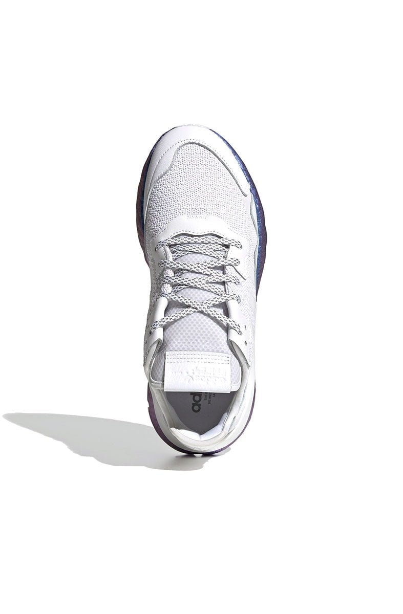 Tênis Adidas Nite Jogger Metalic Boost Branco
