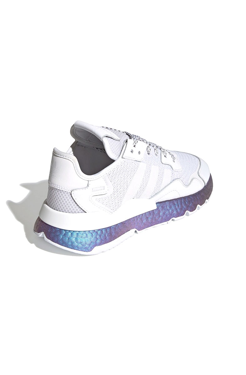 Tênis Adidas Nite Jogger Metalic Boost Branco