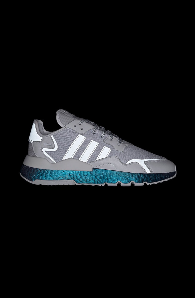 Tênis Adidas Nite Jogger Metalic Boost Branco