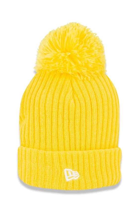 Touca Gorro New Era Juvenil Flag Amarelo