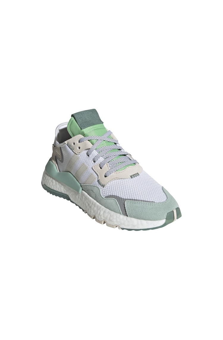 Tênis Adidas Nite Jogger Feminino Branco/Verde
