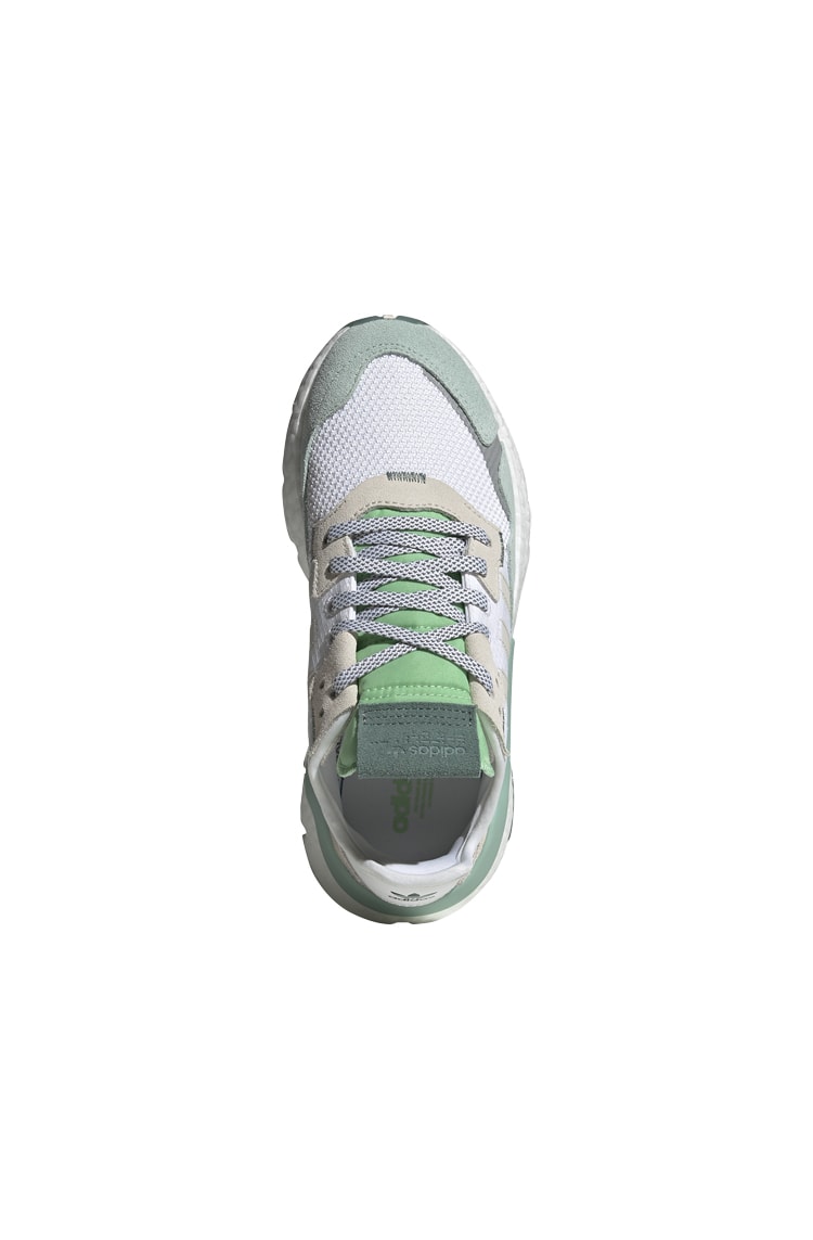 Tênis Adidas Nite Jogger Feminino Branco/Verde