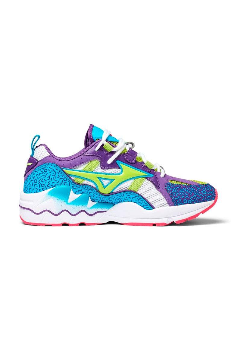 Tênis Mizuno SportStyle Wave Rider Wr-1 90S Roxo/Verde