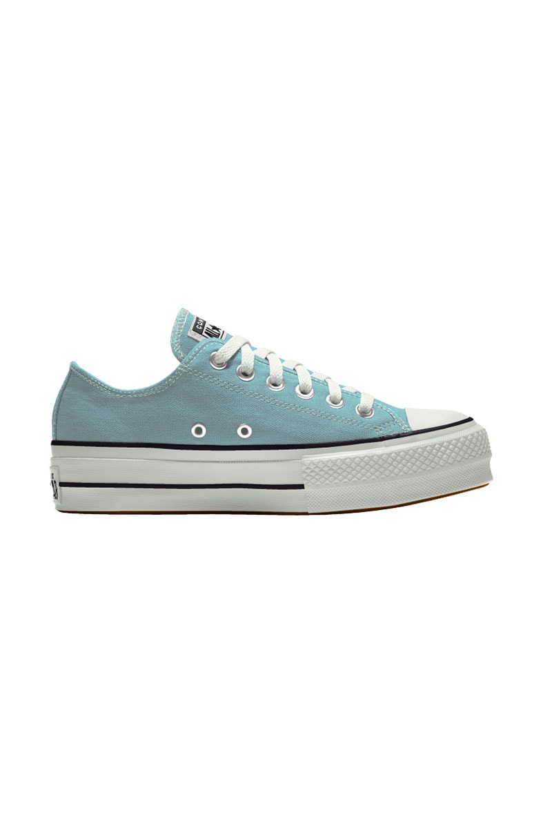 Tênis CONVERSE Chuck Taylor ALL STAR Lift Plataforma Low Azul/Bebe