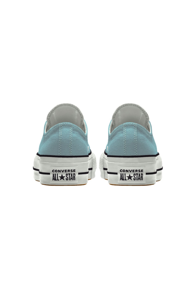 Tênis CONVERSE Chuck Taylor ALL STAR Lift Plataforma Low Azul/Bebe