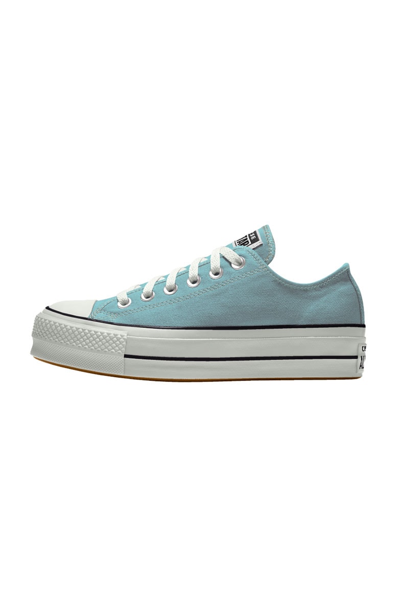 Tênis CONVERSE Chuck Taylor ALL STAR Lift Plataforma Low Azul/Bebe