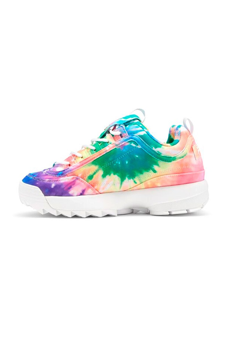Tênis Fila Disruptor 2 Premium Feminino Tie Dye Colorido