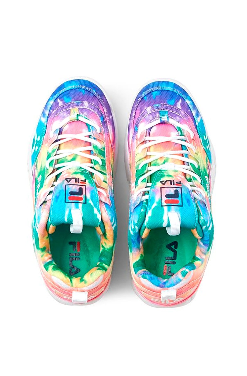 Tênis Fila Disruptor 2 Premium Feminino Tie Dye Colorido