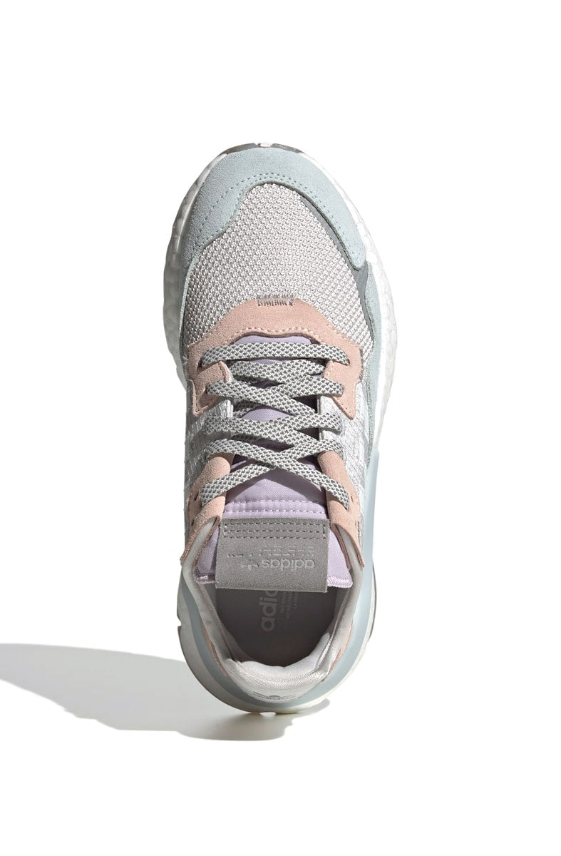 Tênis Adidas Nite Jogger Feminino Cinza/Rosa