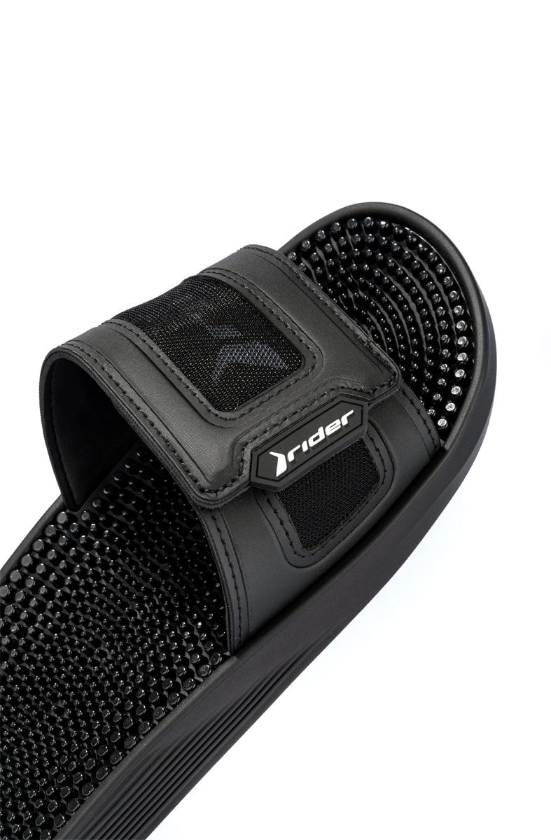 Chinelo Slide Rider Infinity Max Preto/Preto