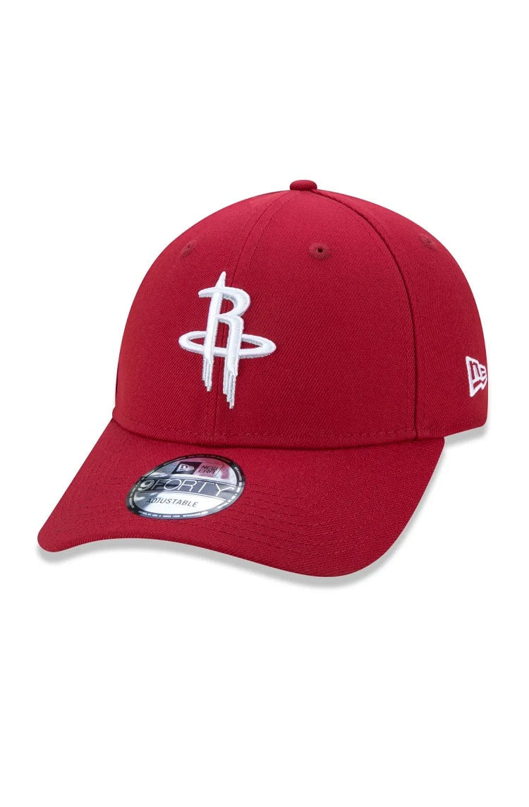Boné New Era Houston Rockets Nba Vermelho Bordo
