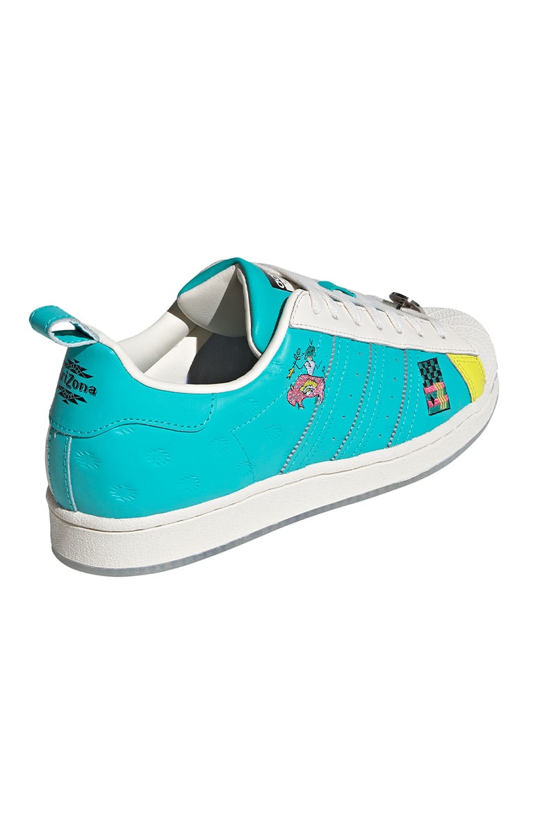 Tênis Adidas Superstar Arizona Rosa/Verde/Branco